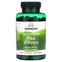Пау Дарко Swanson (Pau D'Arco) 500 мг 100 капсул