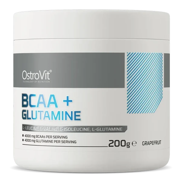 BCAA Ostrovit+Глутамін BCAA + Glutamine грейпфрут 200 г