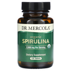Спіруліна Dr. Mercola (Spirulina) 2000 мг 120 таблеток