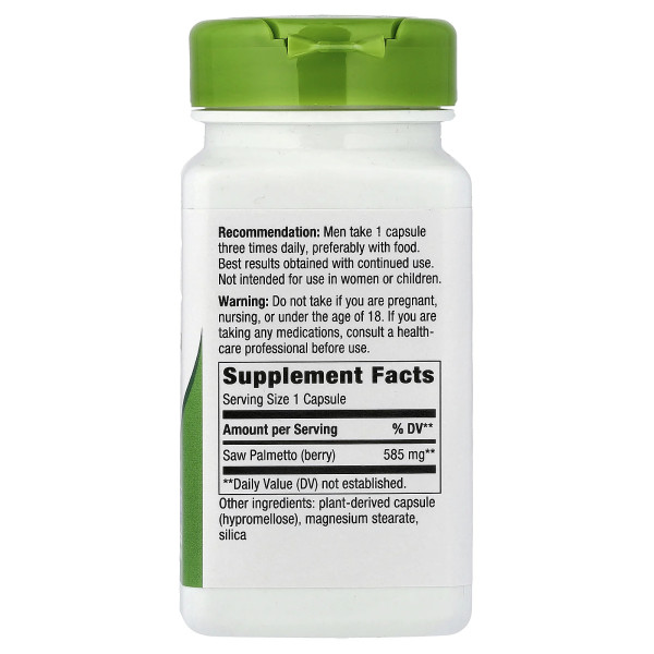 Ягоди сереноа Nature's Way (Saw Palmetto) 585 мг 180 капсул