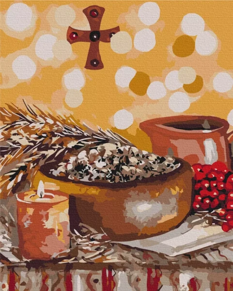 Картина за номерами Різдвяна кутя © Каріна Зіміна 40x50 Brushme