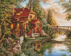 Алмазна мозаїка/вишивка Будинок мрія 40x50 Ideyka
