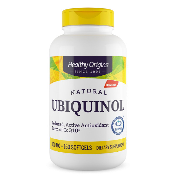 Убіхінол натуральний, Ubiquinol, Healthy Origins, 100 мг, 150 капсул
