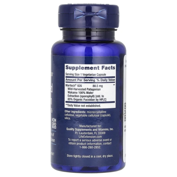 Оптимізований фукоїдан з Maritech 926 Life Extension (Optimized Fucoidan) 60 вегетаріанських капсул