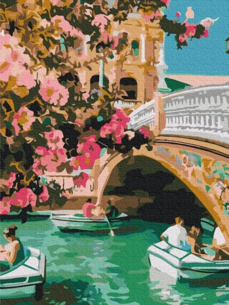 Картина за номерами Весняна Венеція  Brushme 30x40