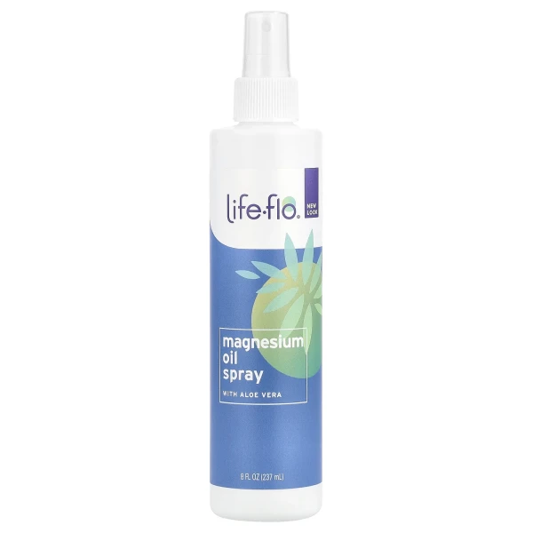 Магнієва олія-спрей з Алое Вера Life-flo (Magnesium Oil Spray Plus Aloe Vera) 237 мл