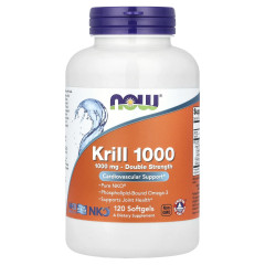 Олія криля Now Foods (Krill 1000) 1000 мг 120 капсул