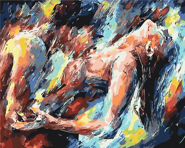 Картина за номерами Фарби пристрасті 48x60 Brushme