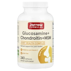 Глюкозамін хондроїтин і МСМ Jarrow Formulas (Glucosamine Chondroitin MSM) 240 капсул
