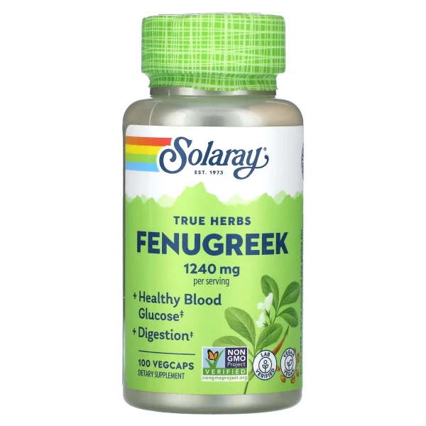 Solaray, True Herbs, гуньба, 100 капсул VegCaps (620 мг в 1 капсулі)