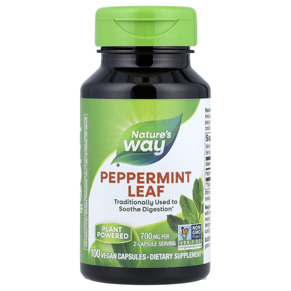 Лист перечной мяты (Peppermint Leaf) 100 капсул