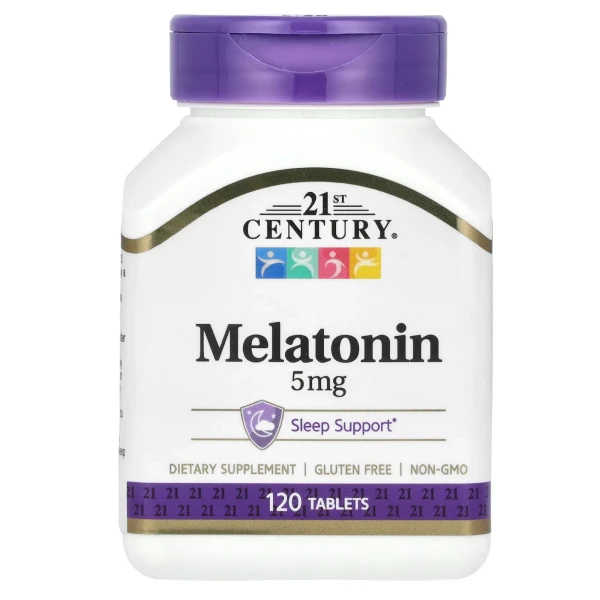 Мелатонін 21st Century (Melatonin) 5 мг 120 таблеток