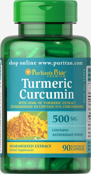 Куркумін Puritan's Pride (Turmeric Curcumin) 500 мг 90 капсул
