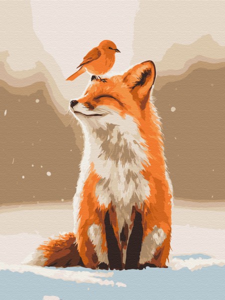 Картина по номерам Друзья зимы 40x50 Brushme