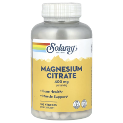 Цитрат магнію Solaray (Magnesium Citrate) 133 мг 180 веганських капсул