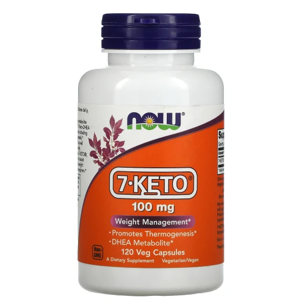 7 кето Now Foods (7-KETO DHEA) 100 мг 120 капсул
