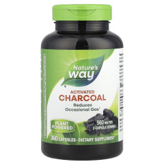 Активированный уголь Nature's Way (Charcoal activated) 280 мг 360 капсул