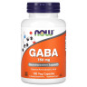 ГАМК (Гамма-аміномасляна кислота) Now Foods (GABA) 750 мг 100 капсул