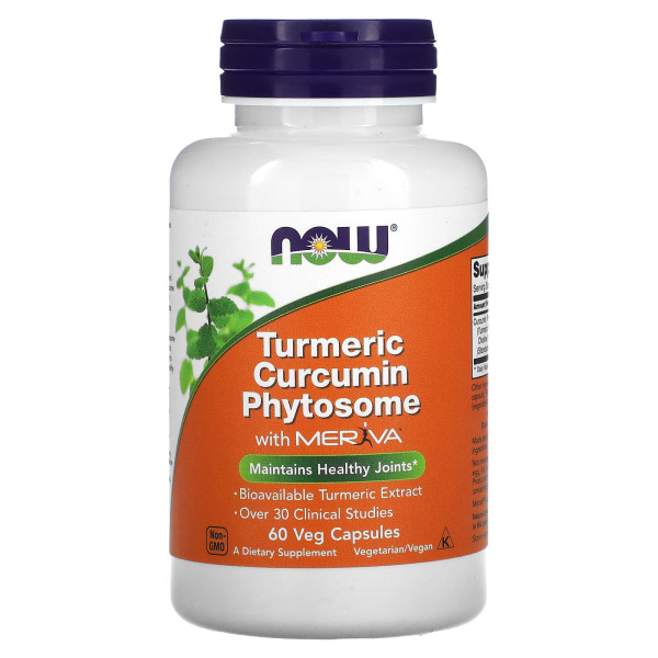 Фітосома куркуміну Now Foods (Curcumin phytosome) 500 мг 60 капсул