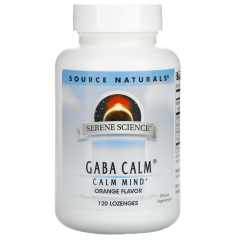 ГАМК спокій, Gaba Calm, Source Naturals, апельсин, 120 таблеток