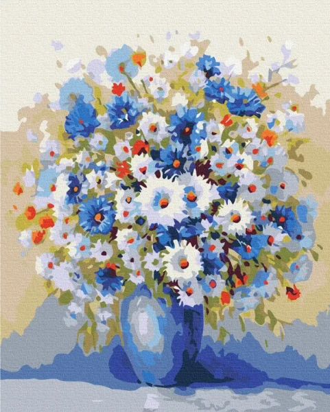 Картина за номерами Польовий букет  Brushme 48x60
