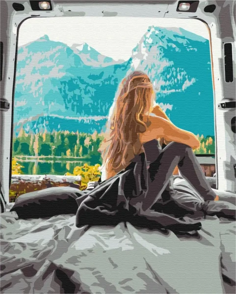 Картина за номерами Гірський ранок  Brushme 40x50