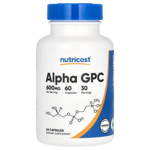 Альфа-ГПХ Nutricost (Alpha GPC) 60 капсул