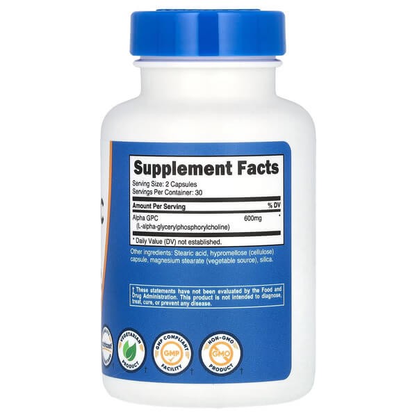 Альфа-ГПХ Nutricost (Alpha GPC) 60 капсул