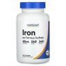 Залізо 65 мг Nutricost (Iron) 240 таблеток