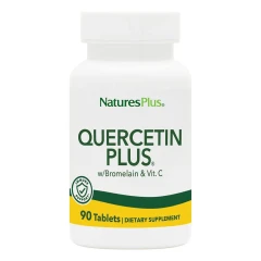 Кверцетин Nature's Plus з вітаміном C і Бромелайном (Quercetin Plus) 90 таблеток