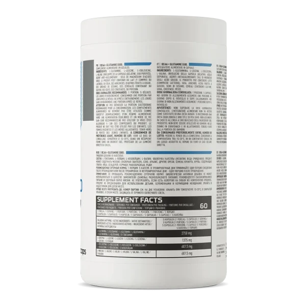 BCAA Ostrovit + Глютамін BCAA+Glutamin 5500 мг 300 капсул