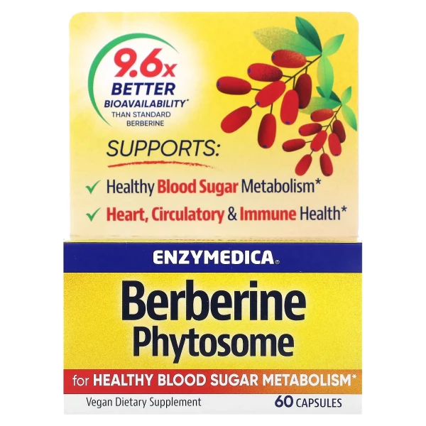 Фитосомы берберина (Berberine Phytosome) 275 мг 60 капсул