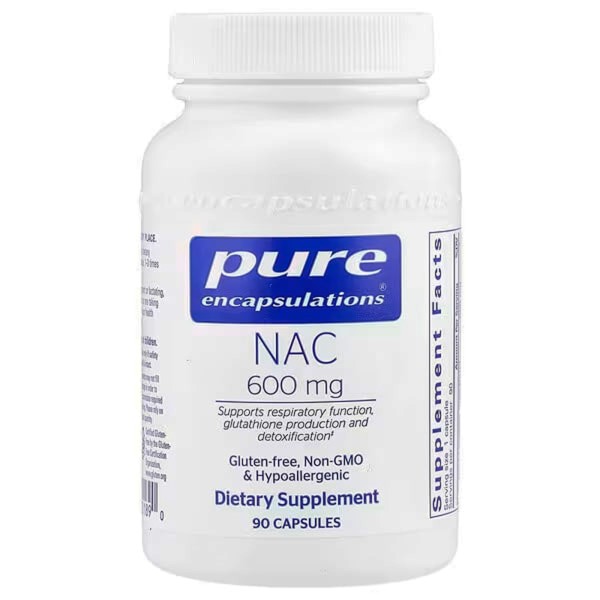 N-ацетилцистеин Pure Encapsulations (NAC) 600 мг 90 капсул