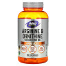Аргінін і орнітин NOW Foods (Arginine Ornithine) 250 рослинних капсул