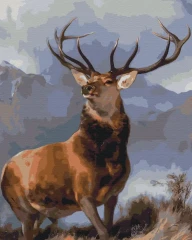 Картина за номерами Благородний олень  Brushme 48x60