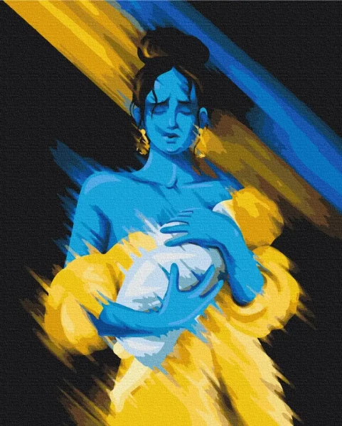 Картина за номерами Майбутнє в руках ©Поліна Скурихіна  Brushme 48x60