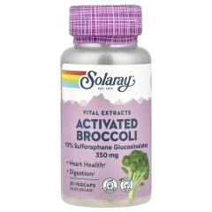 Активований екстракт насіння броколі Solaray (Broccoli) 350 мг 30 капсул