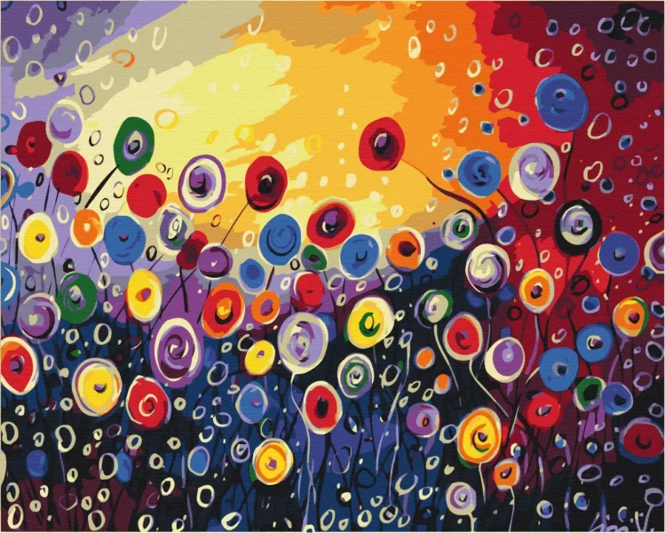 Картина за номерами Сад фантазій  Brushme 48x60