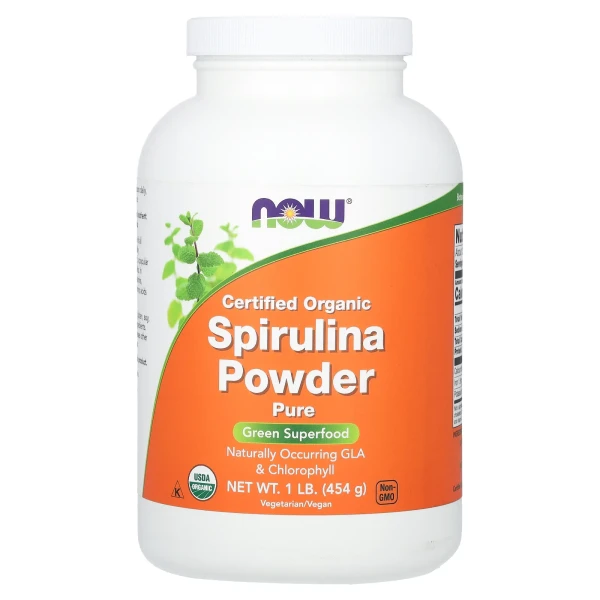 Спирулина органическая Now Foods (Spirulina Powder) 454 г