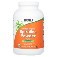Спіруліна органічна Now Foods (Spirulina Powder) 454 г