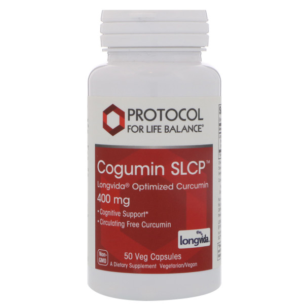 Куркумін Protocol for Life Balance (Optimized Curcumin) 400 мг 50 вегетаріанських капсул