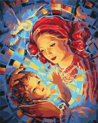 Премиум картина по номерам Нежность © Oleg Loburak Brushme 40x50