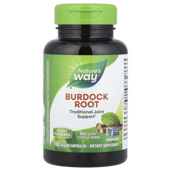 Корінь лопуха Nature's Way (Burdock) 475 мг 100 капсул