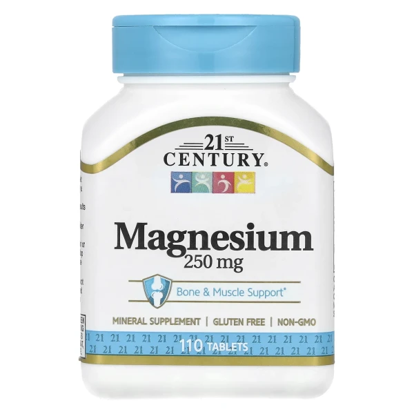 Магній 21st Century (Magnesium) 250 мг 110 таблеток