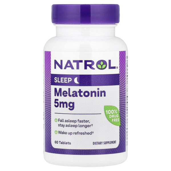 Мелатонін Natrol (Melatonin) 5 мг 60 таблеток