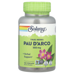 Пау Дарко Solaray (Pau D'Arco) 550 мг 100 капсул