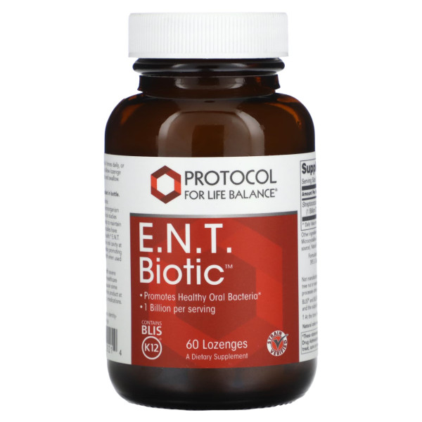 Пробіотик Protocol for Life Balance (ENT Biotic) 1 млрд 60 льодяників