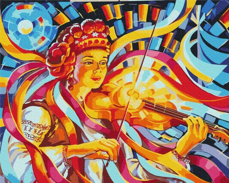 Картина за номерами Чарівна скрипка © Oleg Loburak 48x60 Brushme