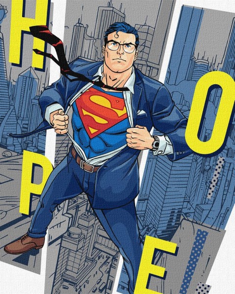 Картина по номерам Superman: Hope 40 х 50 Идейка