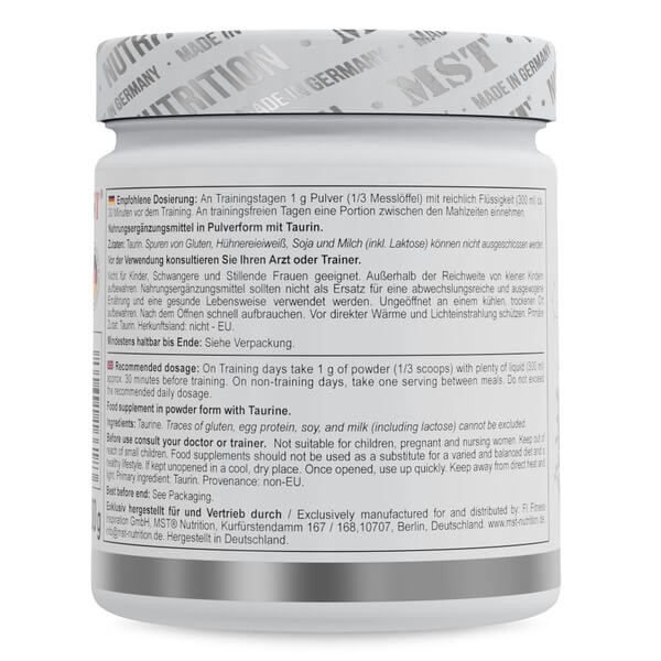 Таурин MST (Taurine) 300 г
